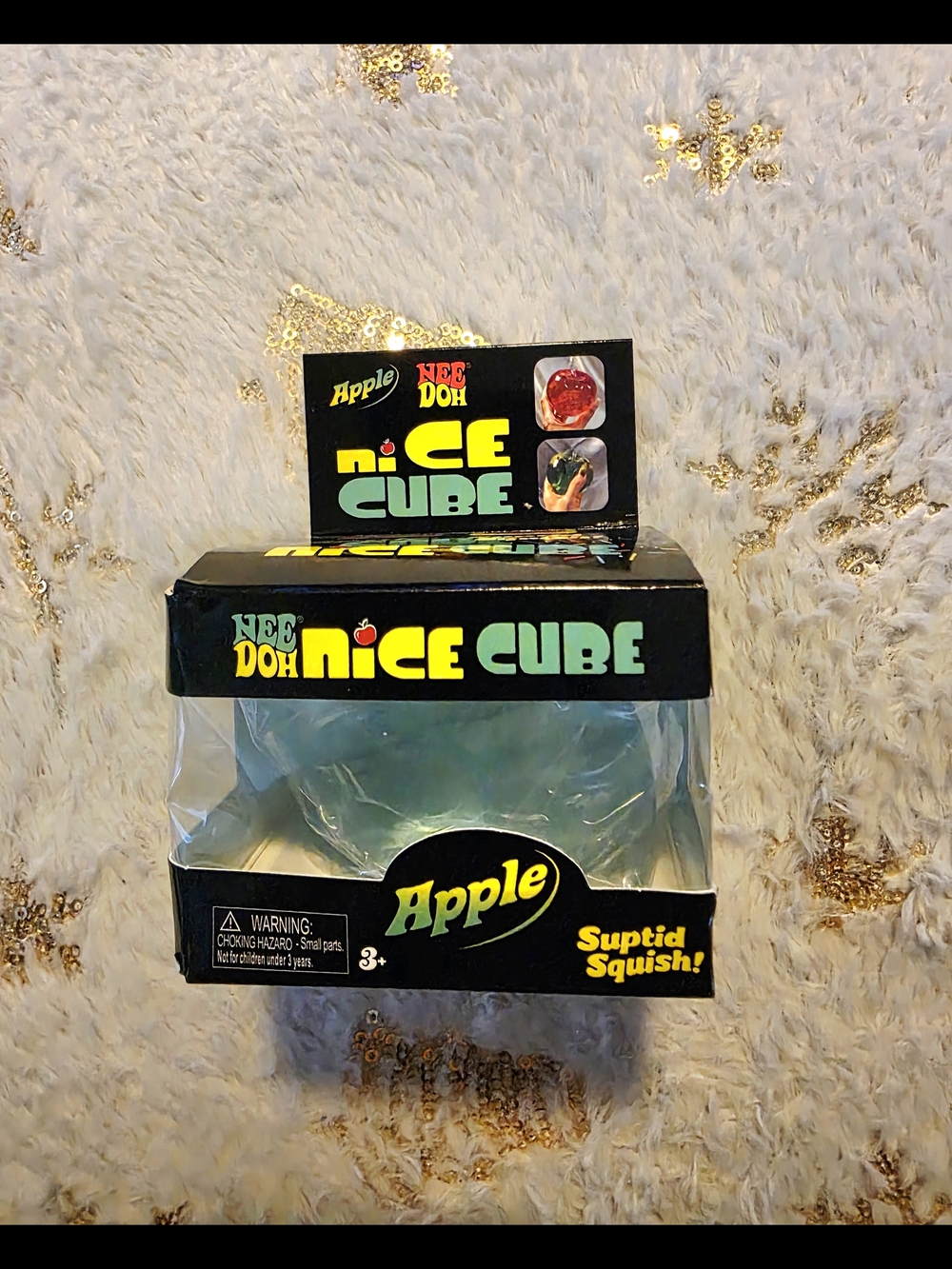 Needoh Blue Apple Sugar Nice Cube Suptid Squish